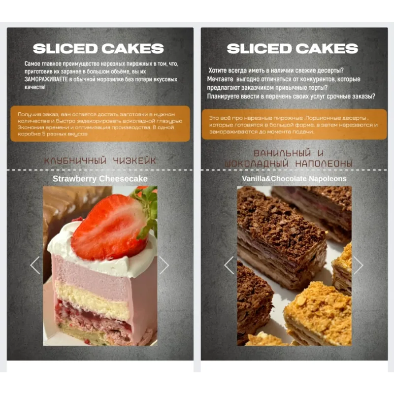 Sliced Cakes - курс по нарезным пирожным (Марина Миронова)