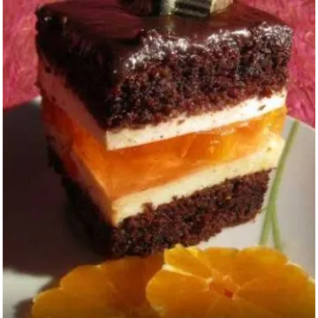 Торт Шоколад-мандарин (Алина Ахмадиева)