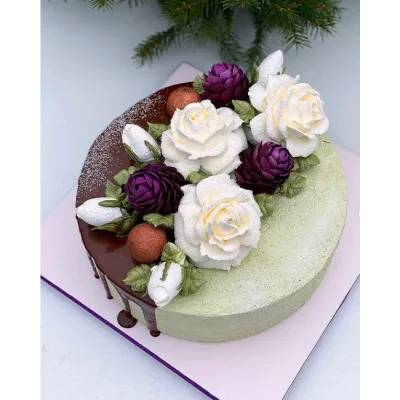 Белковый заварной крем (Елена Попова)