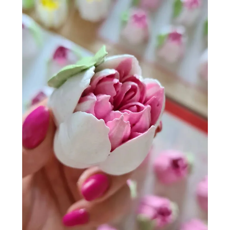 Махровые зефирные тюльпаны (Ляйсян Казыргалина)