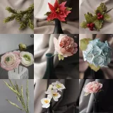 Вафельная флористика (cookbook_insta)