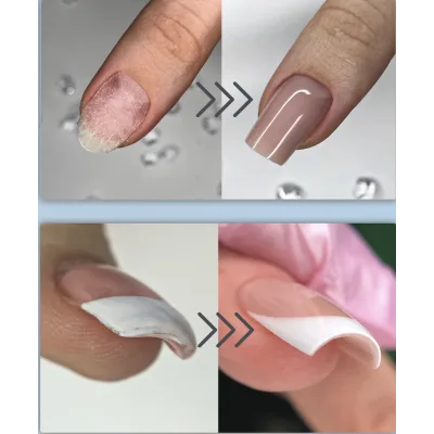 Наращивание с помощью верхних форм,техника без опила около кутикулы. Ноябрь 2021 (nailmama_ira)