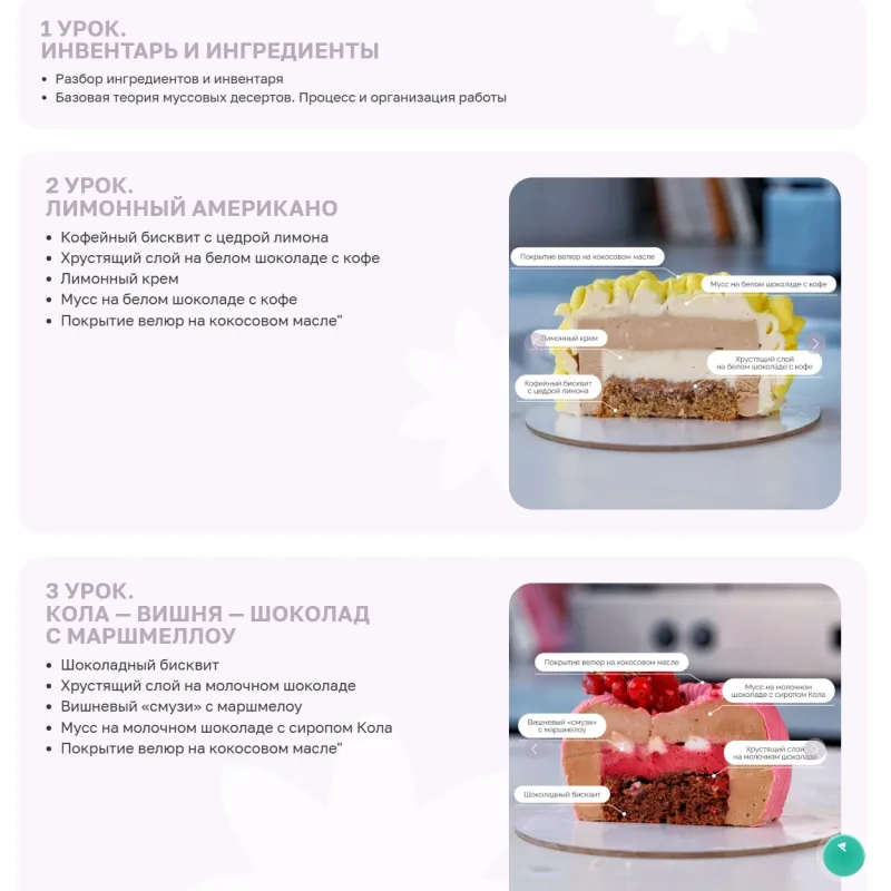 [Keycopastry] Муссовые бенто-торты (Александра Денисова)