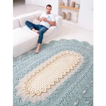 [Lacemats] Ковер «LacePeacock/Павлин» (Татьяна Рязанова)