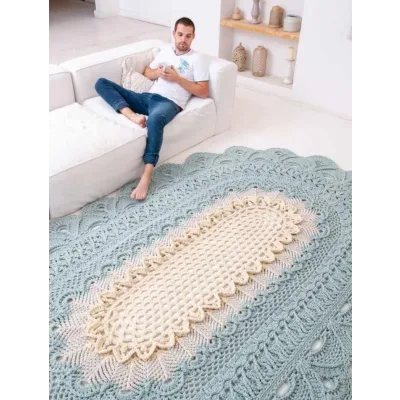 [Lacemats] Ковер «LacePeacock/Павлин» (Татьяна Рязанова)