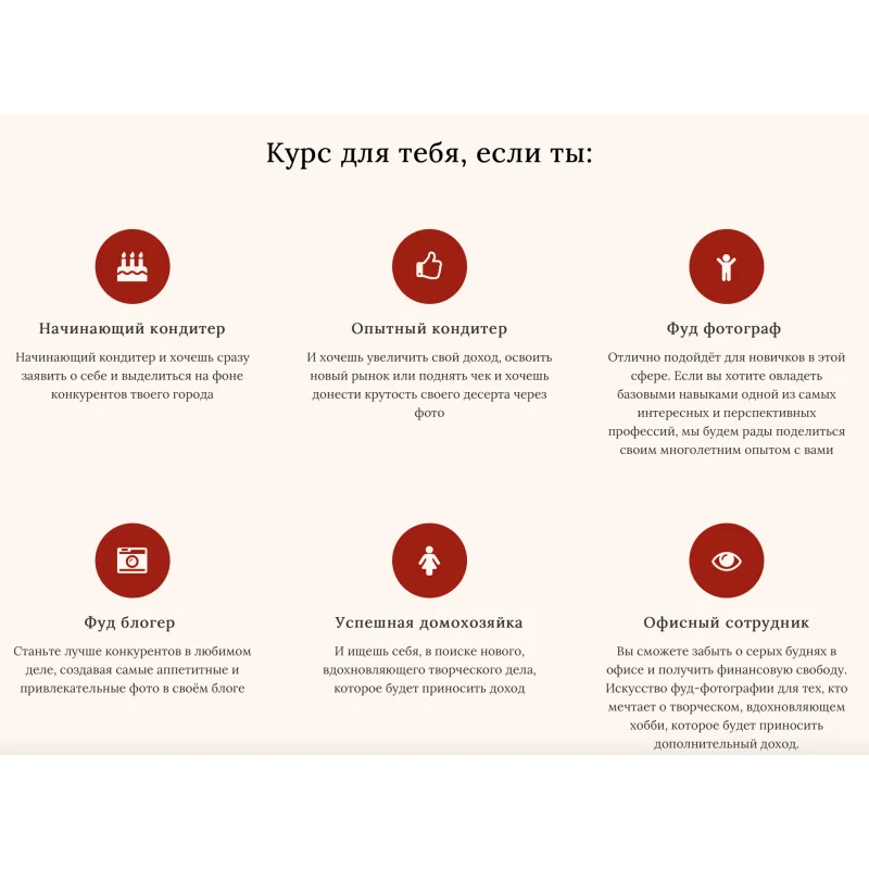 [irishkincourse] Онлайн курс для кондитеров "Вкусная фотография". Тариф Стратегический  (Ирина Зубкова)