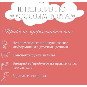 Интенсив по муссовым тортам (Вера Никандрова)
