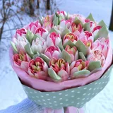 Онлайн урок "Тюльпаны из зефира" (Лариса Лазарева)