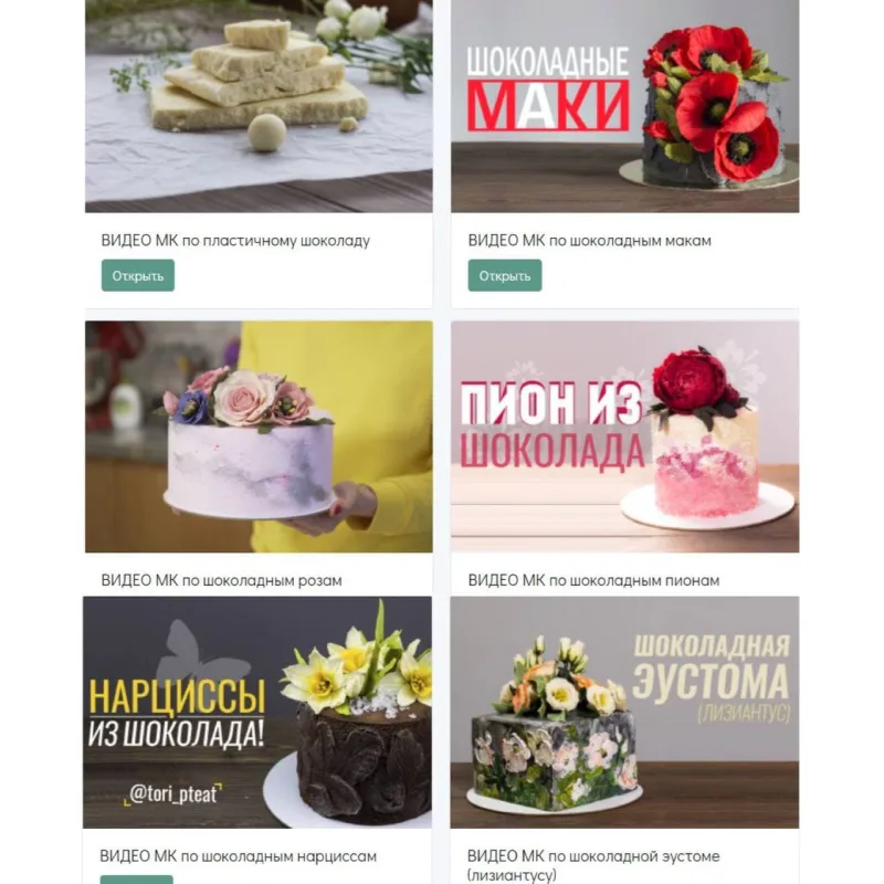 Шоколадные цветы (Виктория Батищева)