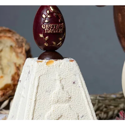 Пасха творожная Царская с миндалем, вишней и цукатами (Людмила Букина)