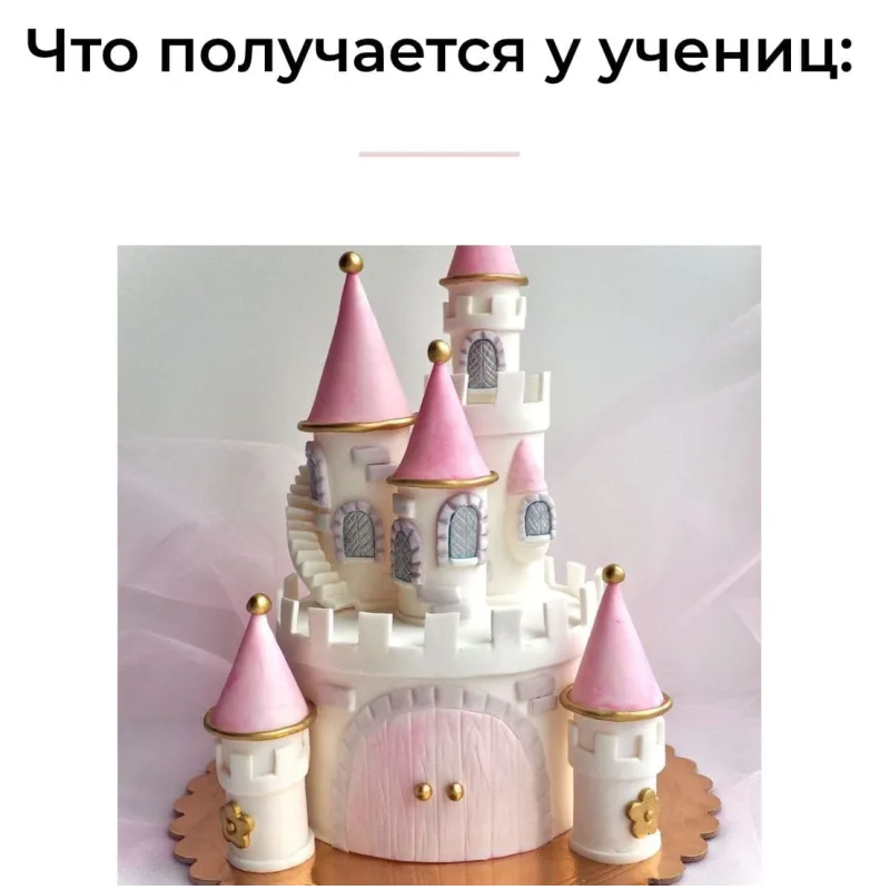 3D торты. Тариф "Всё сам" (Анна Комарова, Slastie School)