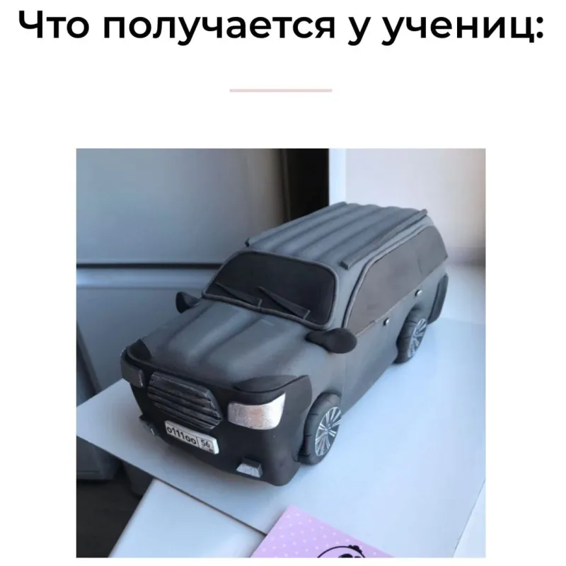 3D торты. Тариф "Всё сам" (Анна Комарова, Slastie School)