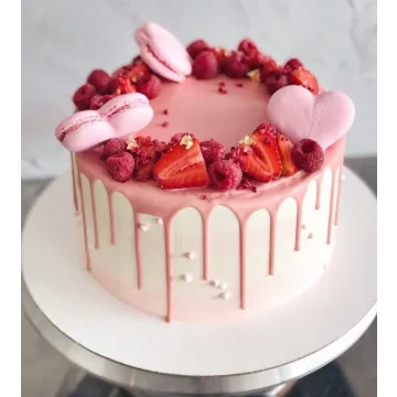 [Make Cake] Бисквитный торт «Йогурт-лесные ягоды» (Анастасия Лазарева)