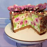 Техника cakeinside и тема цветы (Евгения Кизленко, Kizlenkocake)