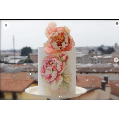 [ledolcimagieditaty] Вафельный пион (Татьяна Ефремова)