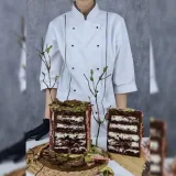 Мастер класс 3д торт "Мишка-малышка” (Ольга Громак, gromak_cake_omsk)