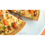 Киш с красной рыбой, цуккини и луком пореем (Екатерина Курбатова, Coup de Coeur Online)