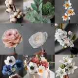 Вафельная флористика (cookbook_insta)