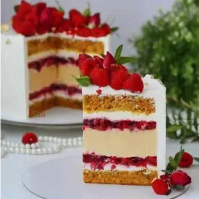 Торт Морковный с вишней (Надежда Аксенова) @nadezda_axenova