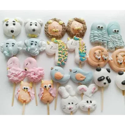 [Где торт?] Веселые безе - зверята (Ольга Вакуленко)