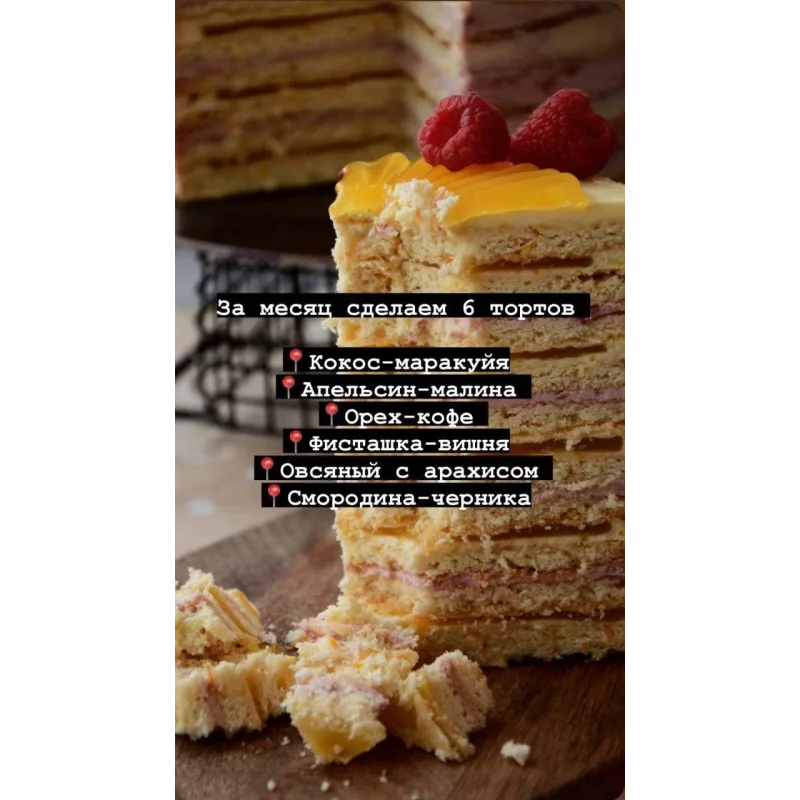 Курс по многослойным тортам (Юлия Залесских)