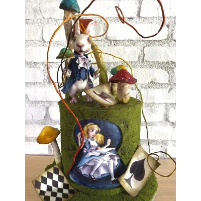 Торт «Алиса в стране чудес» (Елена Гнут)