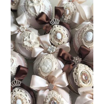 Мастер-класс Бархатные елочные игрушки (Анастасия Костина)