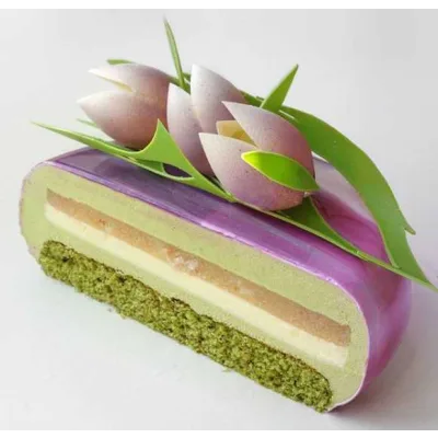 Муссовый торт "Личи-Матча"- тех.карта (smuglyanochka_)