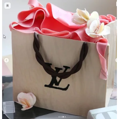 Торт в " бумажном пакете" (Ксения ПаниМарципани)