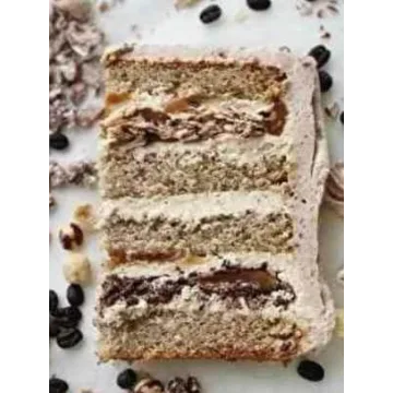 Торт "Кофейно-фундучный с безе" (Ольга Куликова) @kulik_ova