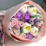 Цветы из Зефира. Букеты из Зефирных цветов. Тариф "Вип" (Ирина Левченко)