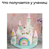 3D торты. Тариф "Всё сам" (Анна Комарова, Slastie School)