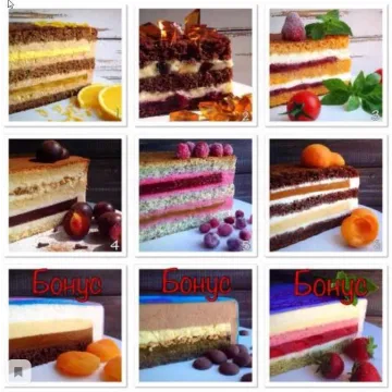 6 рецептов Бисквитно-Муссовых тортов + 3 рецепта муссовых тортов (konditerskie_recepti)