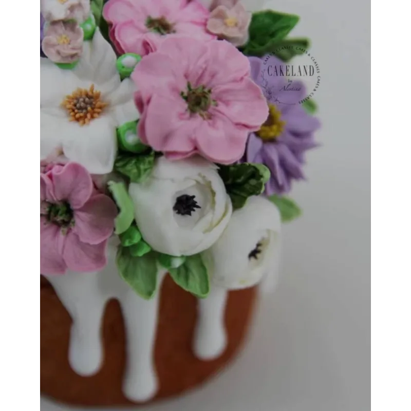 Цветы и ягоды из айсинга (Alevtinas_cakeland)