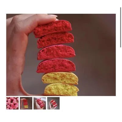 [ex_pastry_cook] Крышечки макарон: Альбумин, Французы+Швейцарцы на живом белке (Александра Шинкаренко)