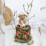 Мастер класс 3д торт "Мишка-малышка” (Ольга Громак, gromak_cake_omsk)