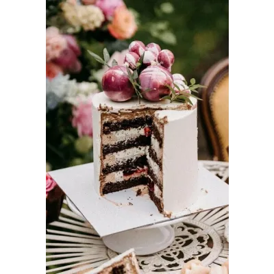 Торт Шоколадно-Мятный с малиной (Нюта Зеленская)