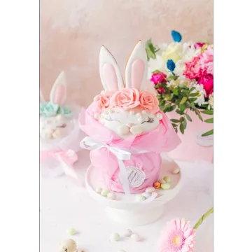 Декор на кулич "Ушки и розы" (Екатерина Завирюха)